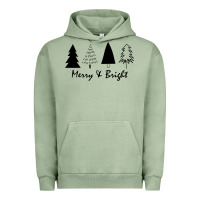 Pigment Oil Green merry and bright Urban Hoodie - artisFamous