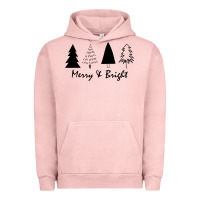 Pigment Salmon merry and bright Urban Hoodie - artisFamous
