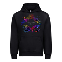 Black Best Owl City Urban Hoodie - artisFamous