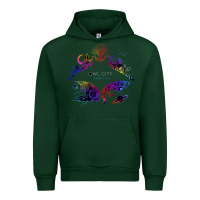 Forest Green Best Owl City Urban Hoodie - artisFamous