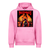 Fuchsia Pink Best Ross the Boss Urban Hoodie - artisFamous
