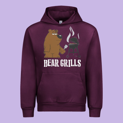 Bear Grills Grylls Urban Hoodie Designed By Artisfamous