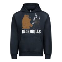 Navy Bear Grills Grylls Urban Hoodie - artisFamous