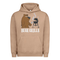 Pigment Burro Bear Grills Grylls Urban Hoodie - artisFamous