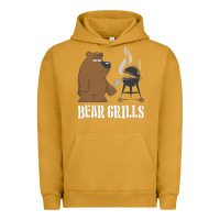 Pigment Peanut Butter Bear Grills Grylls Urban Hoodie - artisFamous