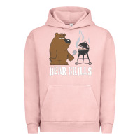 Pigment Salmon Bear Grills Grylls Urban Hoodie - artisFamous