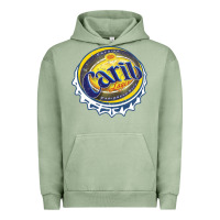 Pigment Oil Green carib beer Urban Hoodie - artisFamous