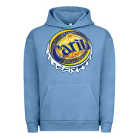 Pigment Pebble Blue carib beer Urban Hoodie - artisFamous