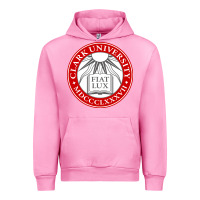 Fuchsia Pink clark university Urban Hoodie - artisFamous