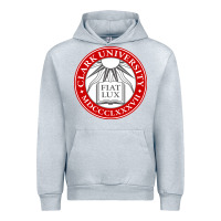 Heather Grey clark university Urban Hoodie - artisFamous