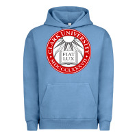Pigment Pebble Blue clark university Urban Hoodie - artisFamous