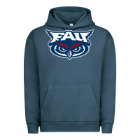 Pigment Midnight Navy florida atlantic owls Urban Hoodie - artisFamous