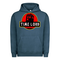 Pigment Midnight Navy dr who park time lord Urban Hoodie - artisFamous