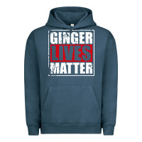 Pigment Midnight Navy ginger lives matter Urban Hoodie - artisFamous