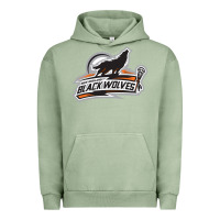 Pigment Oil Green new england black wolves Urban Hoodie - artisFamous