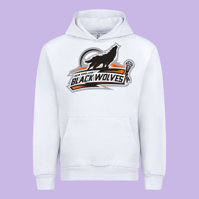 New England Black Wolves Urban Hoodie Designed By Artisfamous