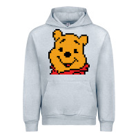 Heather Grey pooh Urban Hoodie - artisFamous