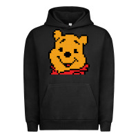 Pigment Black pooh Urban Hoodie - artisFamous