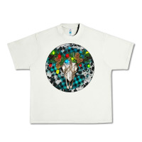 Pistachio Bull Skull Christmas Urban Heavy Tee - RanaPortraitStore
