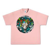 Salmon Bull Skull Christmas Urban Heavy Tee - RanaPortraitStore