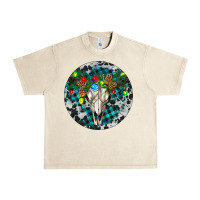 Bull Skull Christmas Urban Heavy Tee | Teevron