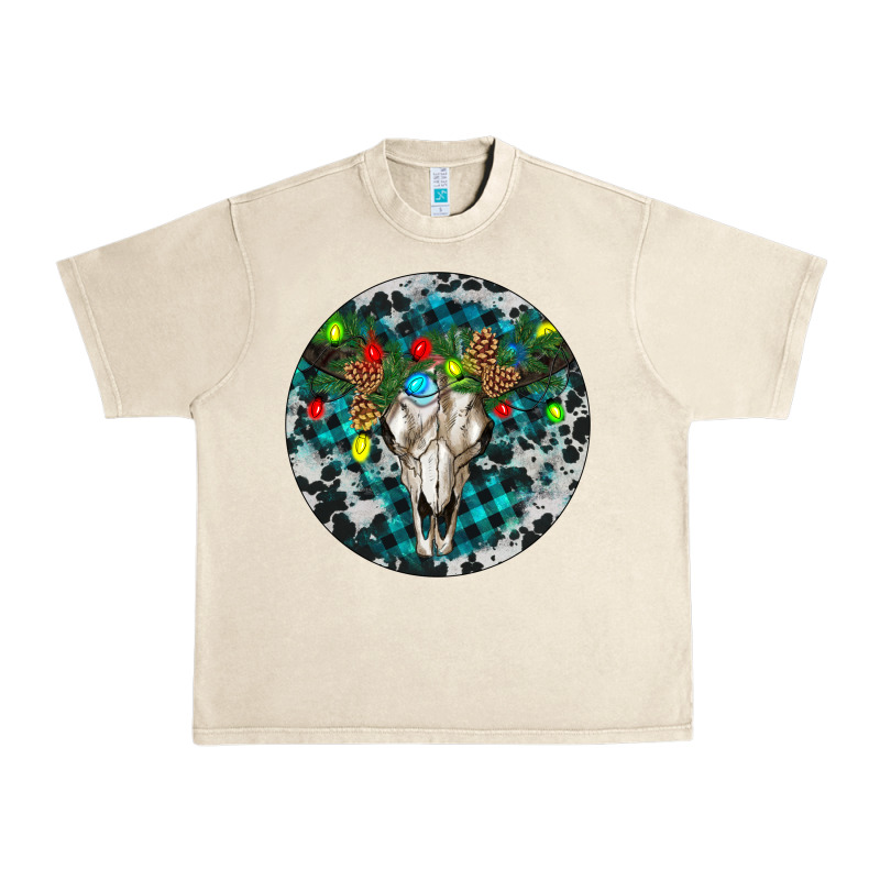 Bull Skull Christmas Urban Heavy Tee by RanaPortraitStore | Teevron