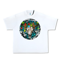 White Bull Skull Christmas Urban Heavy Tee - RanaPortraitStore