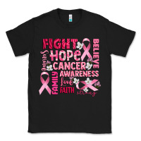 Black cancer awareness fight believe hope survive Classic Tee - CowGirlArtShop
