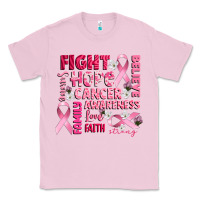 Bubblegum Pink cancer awareness fight believe hope survive Classic Tee - CowGirlArtShop