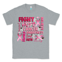 Heather Grey cancer awareness fight believe hope survive Classic Tee - CowGirlArtShop