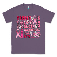 Lavender cancer awareness fight believe hope survive Classic Tee - CowGirlArtShop
