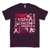 Plum cancer awareness fight believe hope survive Classic Tee - CowGirlArtShop