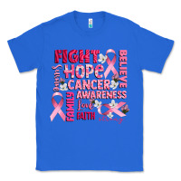 True Royal cancer awareness fight believe hope survive Classic Tee - CowGirlArtShop