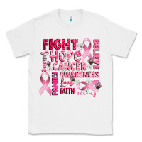 White cancer awareness fight believe hope survive Classic Tee - CowGirlArtShop