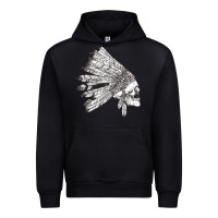 Black american indian Urban Hoodie - artisFamous