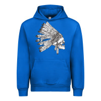 Cobalt american indian Urban Hoodie - artisFamous