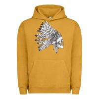 Pigment Peanut Butter american indian Urban Hoodie - artisFamous