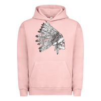 Pigment Salmon american indian Urban Hoodie - artisFamous