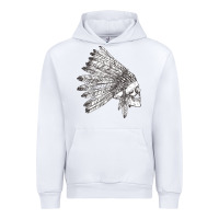 White american indian Urban Hoodie - artisFamous