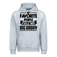 Heather Grey big daddy Urban Hoodie - artisFamous