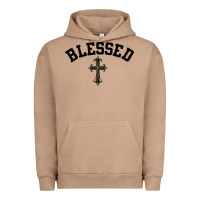 Pigment Burro blessed christian christianity Urban Hoodie - artisFamous