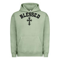Pigment Oil Green blessed christian christianity Urban Hoodie - artisFamous