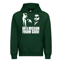 Forest Green blues brothers belushi Urban Hoodie - artisFamous