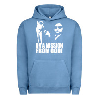 Pigment Pebble Blue blues brothers belushi Urban Hoodie - artisFamous