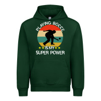 Forest Green bocce super power boules sports Urban Hoodie - artisFamous