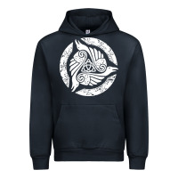 Navy celtic trinity knot crow spiritual mandala Urban Hoodie - artisFamous