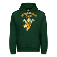 Forest Green yabba dabba doo Urban Hoodie - artisFamous