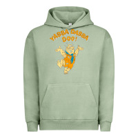 Pigment Oil Green yabba dabba doo Urban Hoodie - artisFamous