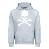 Heather Grey pirates adults pirates skull crossbones beard Urban Hoodie - artisFamous