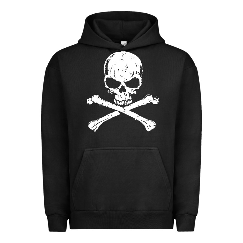 Pirates Adults Pirates Skull Crossbones Beard Urban Hoodie by artisFamous | Teevron